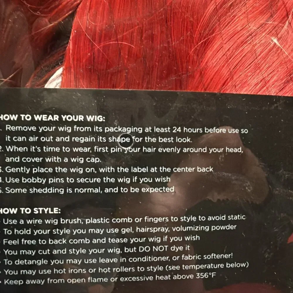 ALLAURA Compatible with Dark Phoenix Wig for X-men Cosplay